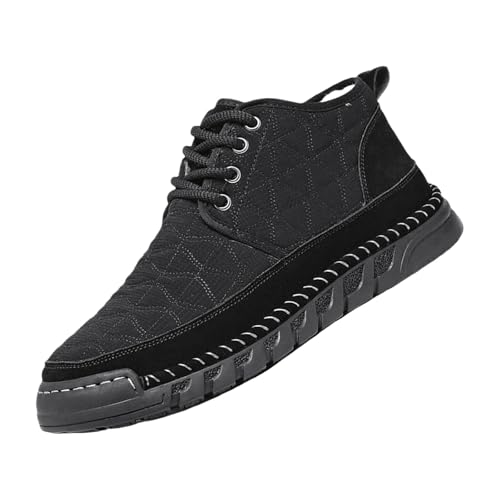 Generisch Zapatos Negro Hombres Talla 45 Tela Slip Snow Boots Five Finger Cotton Shoes Outdoor Sports Shoes Hombre Y Mujer Zapatos de Hiking Zapatos Trajes de Hombre Zapatos de Hombre, Negro , 45 EU