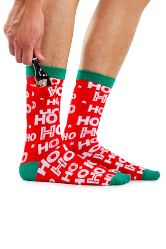 Image of Tipsy Elves Holiday Themed Socks for Men Fun and Festive Men's Socks for Valentines and More