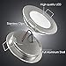 acegoo RV Recessed Ceiling Light 2-3/4” Full Aluminum 12V Dimmable LED Puck Light for Campervan Truck Caravan Boat Roof Under Cabinet Lighting, Flush Mount Cutout 2-1/4