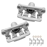 GAIASURGE Rear Disc Brake Caliper Compatible with Nissan Frontier 2005-2023, Xterra 2005-2015; Suzuki Equator 2009-2012 19-B2994 19-B2995, Rear Driver and Passenger Side Caliper with Bracket, Set of 2