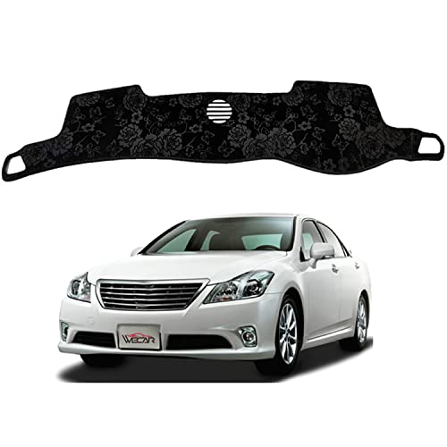 WeCar ダッシュボードマット トヨタ クラウン CROWN 12代目 18系 180系対応 2004-2008 専用 ダッシュマット ダッシュボードカバー 紫外線パッド ズレ防止 滑り止め付き 日焼け対策 車種専用設計 カー用品 簡単取付 da010-