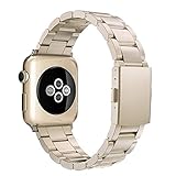 Simpeak Band Compatible with Apple Watch Series 10(42mm) Series 9 8 7 (41mm) 6 SE 5 4 (40mm) 3 2 1 (38mm), Women Men Stainless Steel Band Strap Compatible with iWatch 42mm 41mm 40mm 38mm
