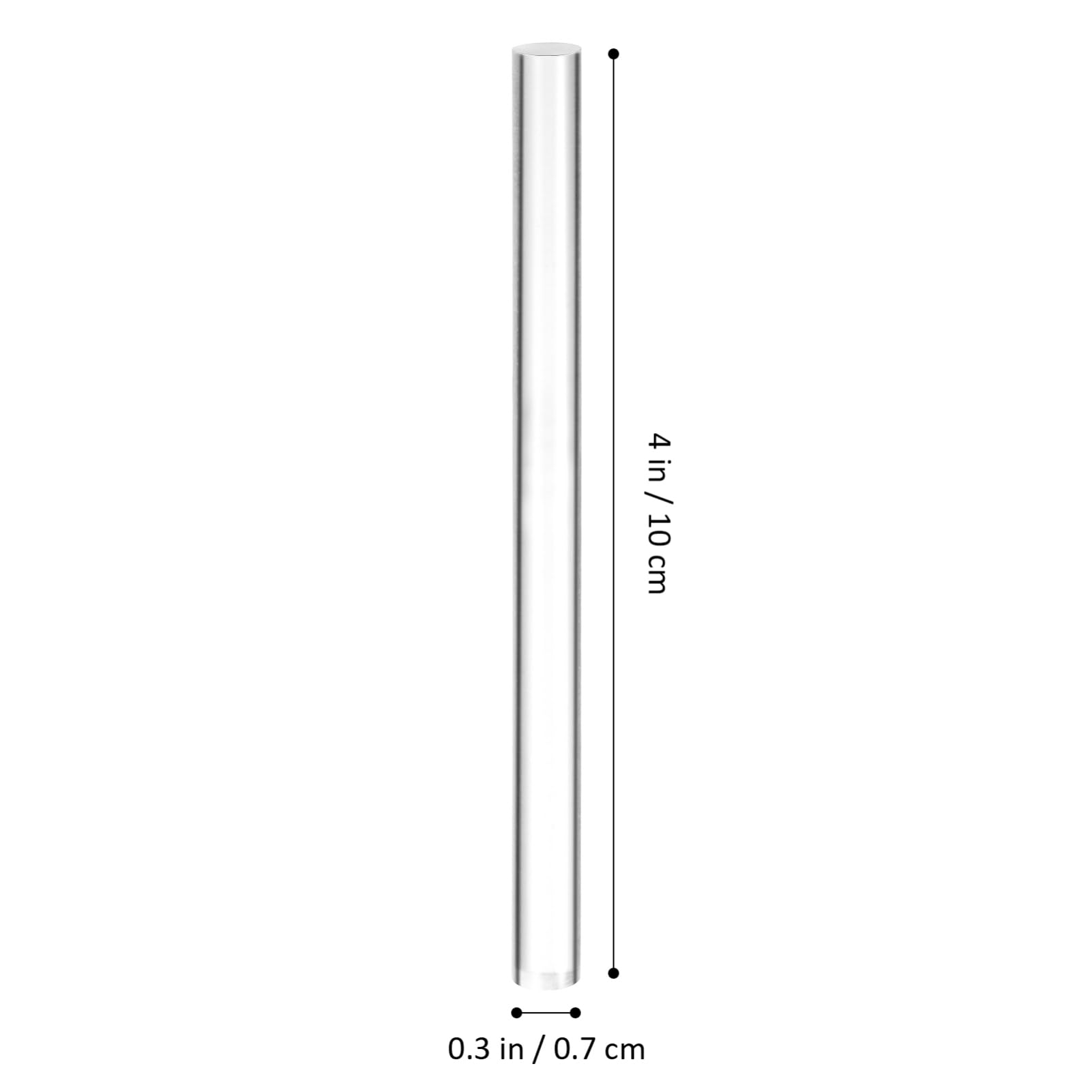 VILLCASE Stick Di Colla Da 100 Pezzi Stick Di Colla A Caldo Trasparenti 7X100mm Mini Stick Di Colla A Caldo Stick Di Colla Hot Melt Piccoli Stick Di Colla Per Lavori Di Riparazione