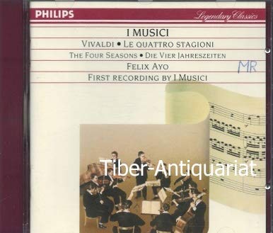 Vivaldi: Four Seasons; Felix a [Audio CD] Ayo, Felix; ; I Musici