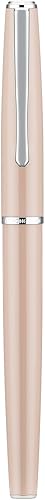 Vista 10 de HongDian 920 - Pluma estilográfica de metal negro, chapado en oro rosa, punta extrafina, pluma de escritura suave, bolígrafo clásico con convertidor