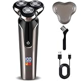NONK Electric Razor for Men, Electric Shavers for Men, 3-Blade Rotary Shaving System,...