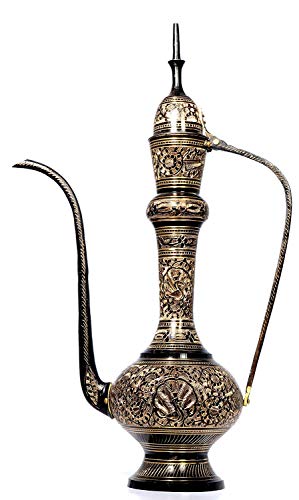 Skywalk Decorative Indian Handicraft Antique Brass Surahi Jug