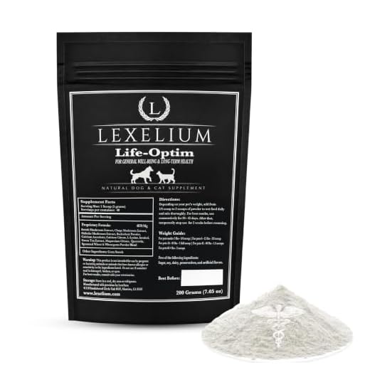 Lexelium Life-Optim Terminal Illness Support Blend for Dogs and Cats | 100% Natural Supplement Powder | Designed to Extend and Improve Quality of Life | 200 Gram Powder Bag