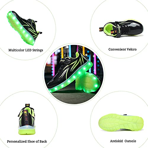 BFOEL Light Up Shoe with Rechargeable USB Charging for Boys Girls Toddles2