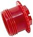 Caplugs QTF92AK1 Plastic Threaded Plug. RP-TF-9, PP, to Plug Thread Size 9/16-18", Red (Pack of 700)