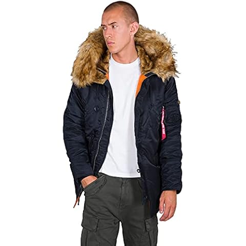 ALPHA INDUSTRIES Men's N-3B VF59 Jacket, rep.Blue, XS Cover