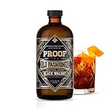 Proof Syrup Old Fashioned Cocktail Mix - Made with Real Bitters & Cane Sugar - Black Walnut Flavor - Fast, Easy, Delicious, Handcrafted Cocktail Syrup - 16oz - 1 Bottle