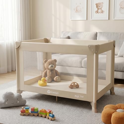 Trimigo Pliable Lit Parapluie Bébé,Mini Lit Parc bébé 100 * 70 * 70cm| Lit Pliant Voyage Léger | pour Lits bébé | Parc à Jouer | Parc pour Chien|...