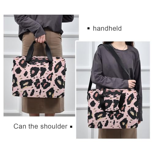 Maletín para portátil 15.6 pulg con estampado leopardo miniatura 2