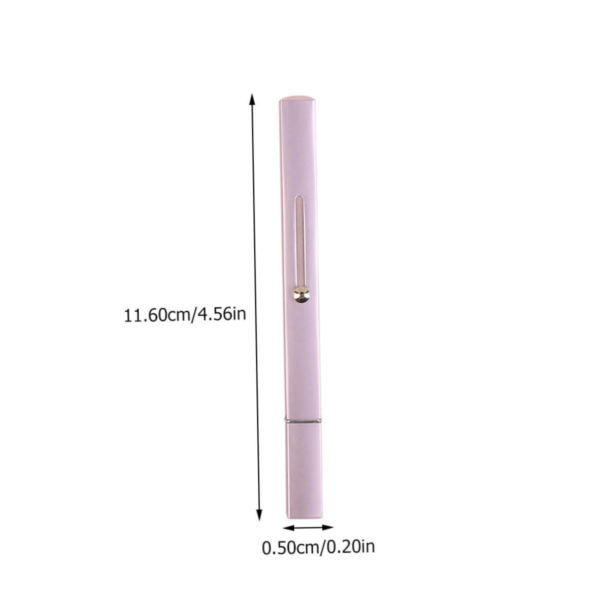 FRCOLOR Professional Mini Makeup Brush Set Double-headed Brush for Lip Makeup Compact Easy to Carry Pink