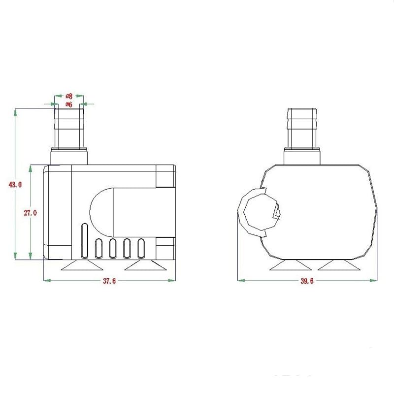 Image of ATO Auto Water Top Off Spare Pump For tmc 3w Fish Tank Marine (male plug)