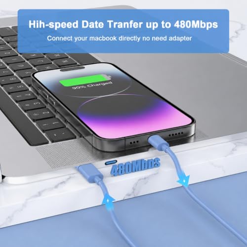 Image of iPhone 17 16 15 Long Charger Fast Charging,20W iPad USB C Wall Charger Block with 6FT USB C to C Cable Cord for iPhone 17 /Pro /Pro Max /17 Air / 16 /16 Pro /16 Pro Max /15 /Plus /Pro /Pro Max