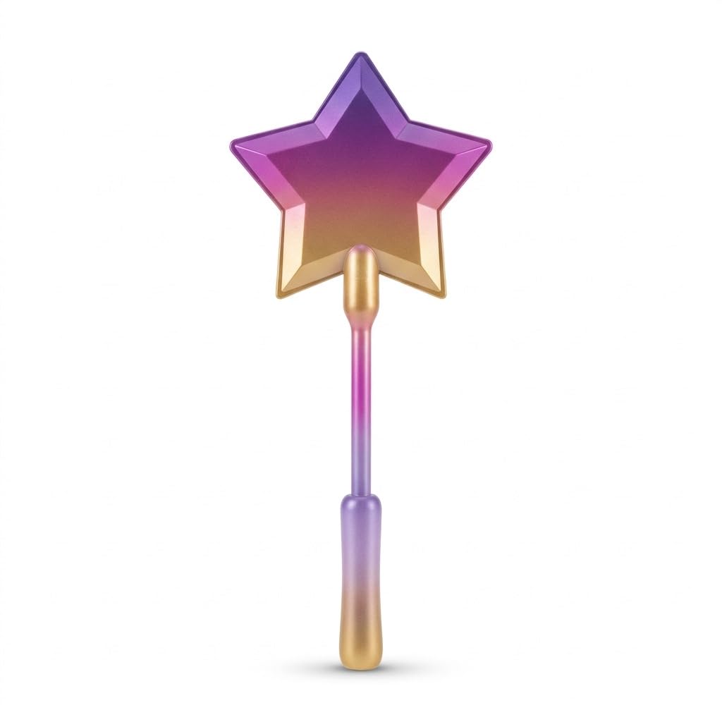 Pink Magic Wand Credit Card Holder, 3D Printed Wand Taps To Pay Star Magic Wands Contactless Payment Card Holder Contactless Payment Cards Holder
