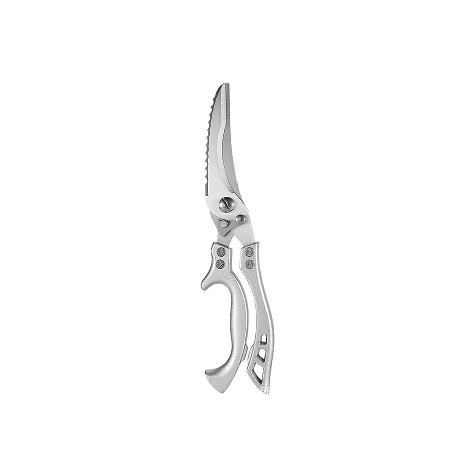 Tijeras de cocina de acero inoxidable, potentes tijeras multifuncionales para huesos de pollo, tijeras afiladas para alimentos para el hogar, aluminio H