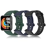 Z.DuDuZAZA Correas de reloj compatibles con Xiaomi Redmi Watch 2 Lite - Mi Watch Lite 2 correas de silicona correa de repuesto para hombres y mujeres (verde/azul/negro)