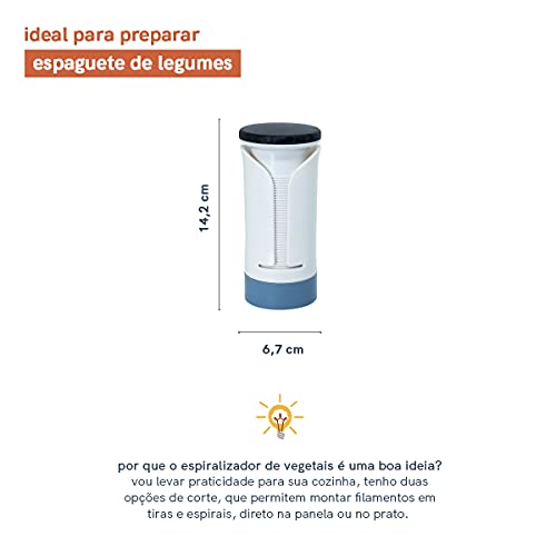 CORTADOR de LEGUMES ESPERIAL 2 LÂMINAS OIKOS, COZ00700AZL, Azul, U