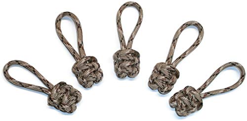 RedVex Paracord Zipper Pulls/Lanyards - Lot of 5 - ~2.5 - Desert Camo