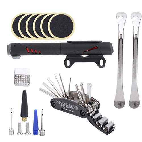 Bomba de bicicleta, ferramenta de reparo de bicicleta de 20,5 cm, para argolas de natação Voleibol F