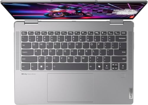 Image of Lenovo Yoga 7i 2-in-1 Laptop, with Office 2024 Lifetime License, 16 inch 2K Touchscreen, Intel Ultra 5 125U (UP to 4.30 GHz), 16 GB RAM, 2 TB SSD, Backlit KB, Fingerprint, Windows 11 Pro