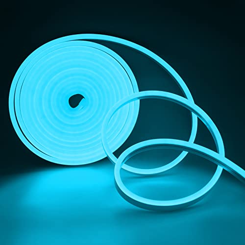 Tayire Neon Led Strip Lights, 16.4Ft/5M Ip65 Waterproof Led Strip Lights, 12V Flexible Neon Led Strip With 600 Smd 2835 Leds For Kitchen Bedroom Bar Car Outdoor Home Decor ( No Power Adapter) #TOP2