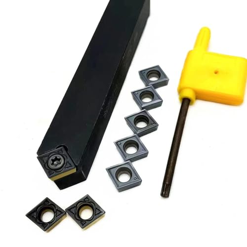 Set de herramientas para torno SCMCN2525M09-100 con 10 inserciones de carburo miniatura 3