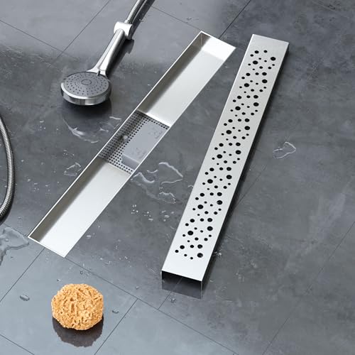 Vilstein, canalina per doccia con sifone, canalina...