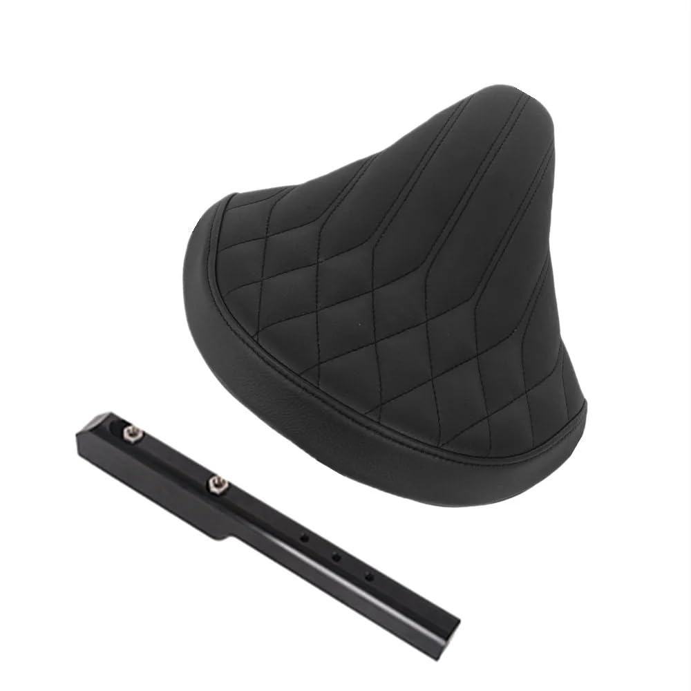 Asiento individual de moto con bisagra para proyectos de restauración Custom y Bobber 6