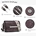 Roulens Crossbody Bags for Women Small Crossbody Wallet Purses with Card Slots Leather Shoulder Handbags Travel/Daily Use