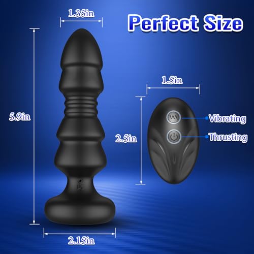 Plug anal vibrant à poussée télécommandé par APP pour point G - 6