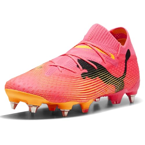 PUMA Mens Future 7 Ultimate Rush Firm GroundArtificial Ground Soccer Cleats - Pink2