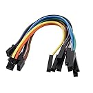 uxcell 5PCS 1P 2.54mm to 2P 2.0mm Female Breadboard Double Head Jumper Wire Cable 10cm