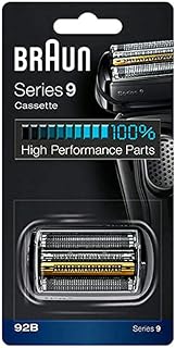 Braun Series 9 Electric Shaver Replacement Head, Easily Attach Your New Shaver Head, Compatible With All Series 9 Electric Shavers, 92B, Black