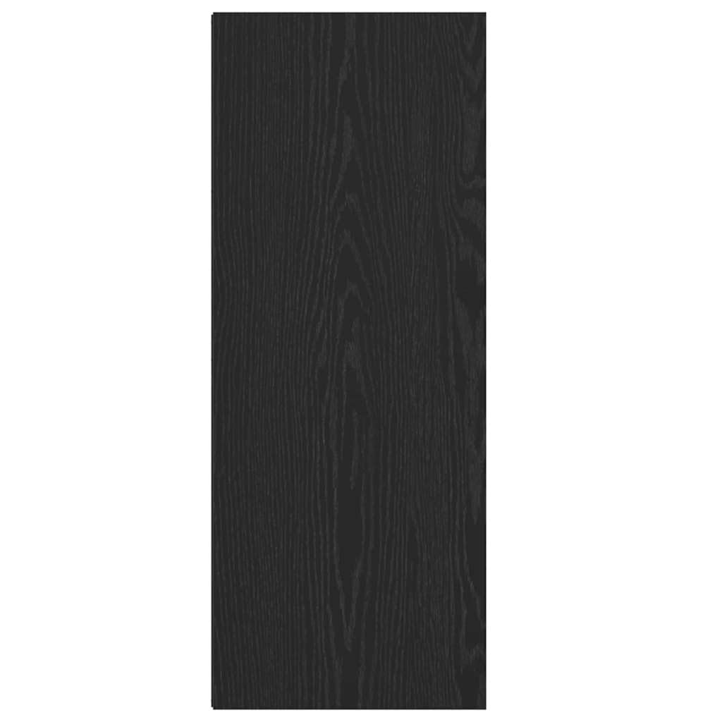 Libreria 2 Ripiani 40x30x77 cm Mobiletto da Soggiorno Nero | Organizzatore salvaspazio autoportante per soggiorno o studio con ripiani regolabili e struttura solida
