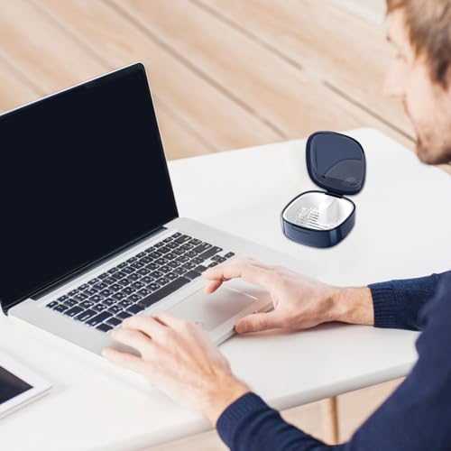 Zahnspangendose mit Sieb, Tragbare Prothesendose Abdeckung Doppelschichtiger Hohler Abfluss Unsichtbare Zahnspangen Aufbewahrungsbox Spangendose Doppelschichtiger Hohler Abfluss