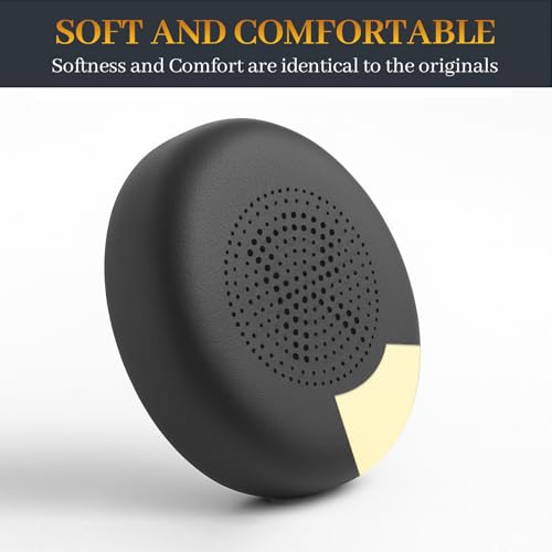 Repuestos Almohadillas para Orejas Evolve2 65 Compatibles con Jabra Evolve2 65/65MS/65UC, Evolve2 40/40MS/40UC, Elite 45h Auriculares Inalámbricos (Negro) miniatura 3