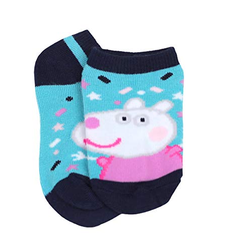 Image of Peppa Pig Little Girl's 5 Pack No Show Socks