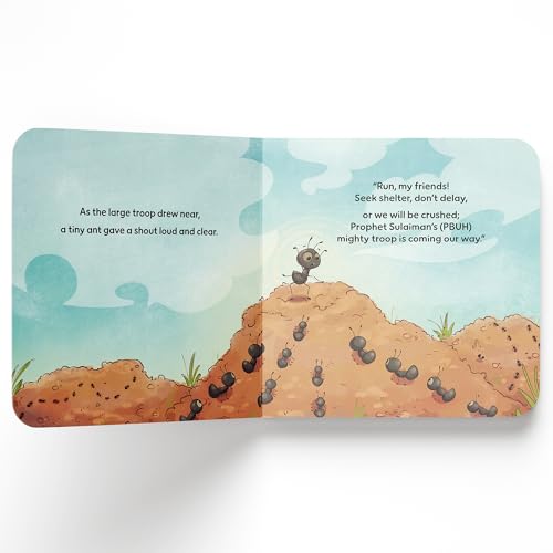 Image of First Quran Stories: Prophet Sulaiman (PBUH) and the Ant: An Illustrated Story Book for Kids About Prophet | Inspirational Islamic Story | Teaches About Kindness, Respect & Wisdom | Ages 5+ [Select Learning]