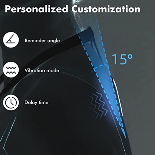Rappel vibration smart pour correcteur de posture sangle réglable unisex - 2