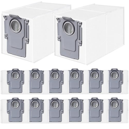 14�p�b�N �����p�_�X�g�o�b�O Roborock QV 35A/Qrevo S5V/QV35S/Saros 10/10R/Z70/Qrevo/Q Revo/S/Qrevo Pro/Plus/MaxV/�}�X�^�[/�J�[�u/Edge/S5X/Qrevo Edg