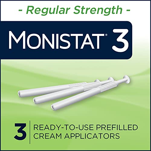 monistat 3 day yeast infection treatment for women 3 miconazole pre-filled cream applicators 1 pack