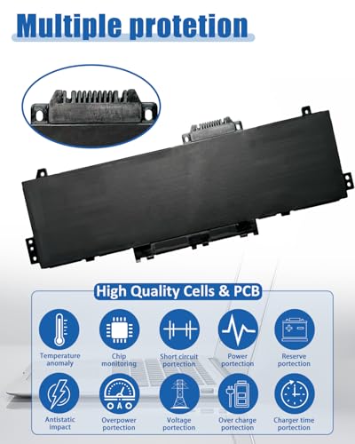 Image of 41.04Wh AE03XL Battery for HP 240 245 246 250 G10 255 Series Laptops - Compatible with N21969-005 N20951-171 N20951-CC1 - 11.25V 3467mAh 3-Cell Replacement Battery