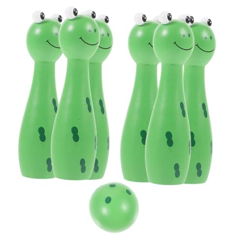 POPETPOP 1Set Cartoon Bowling Adorable Bowling with Cartoon Pins Fun Indoor Sports Game for for Young