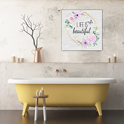 Panneau mural en bois décoration durable texturée - 7