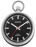Lepine Taschenuhr Quartzuhr offen Ø 43mm Bahnhofsuhr-Optik 3 bar wasserdicht TU9043