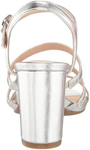 Bandolino Women's AIMMIE Heeled Sandal, Silver 040, 9.5 | Image 2